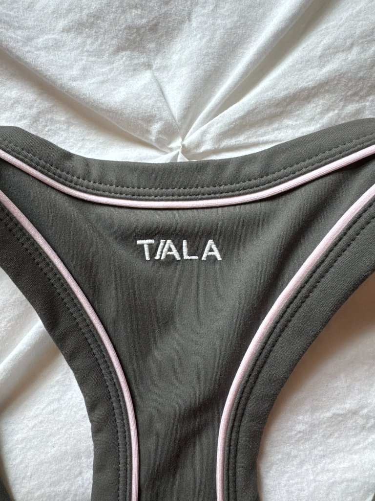 Tala Dayflex V-Neck Racer Tank Dark Olive Small Worn Once — image 5 of 7